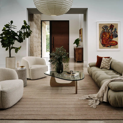 Vestry Striped Wool Area Rug