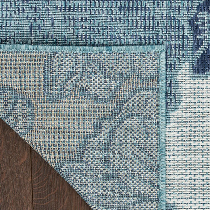 Nourison Garden Oasis Floral Flatweave Indoor Outdoor Rug