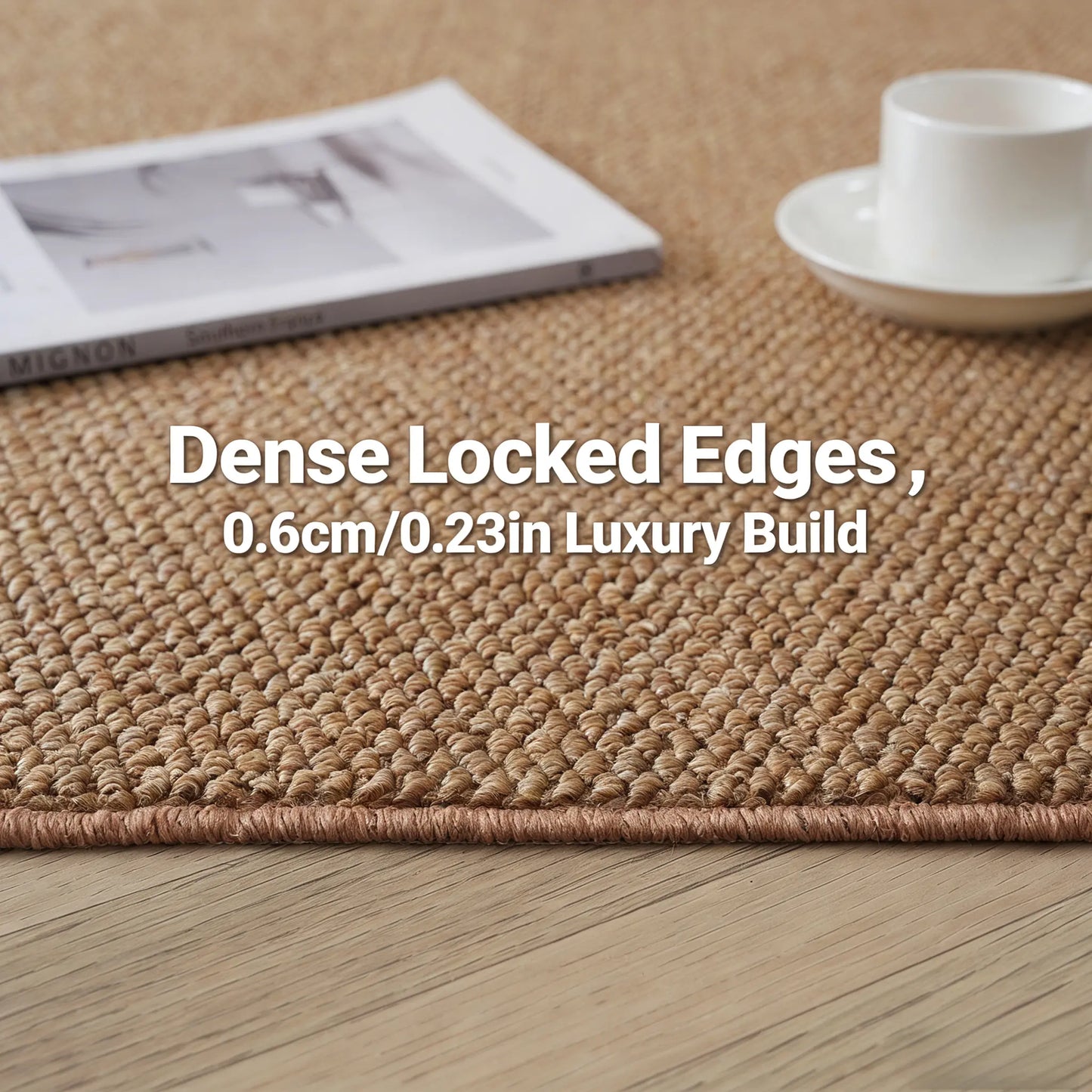 3-Piece Set Kitchen Mat, Premium Woven Carpet, Thickened 0.23In, Anti-Slip TPR Bottom, Long Quick-Dry Absorbent Foot Mat, Minimalist Home Decor, Suitable For: Kitchen, Bedroom, Living Room, Bathroom Entrance, under Sink, Guesthouse, Hotel, Etc.