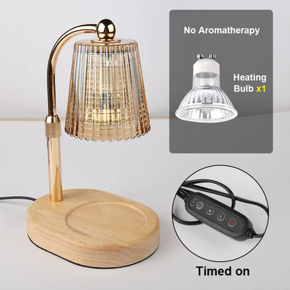 Transform Your Space with the 50W Dimmable Candle Warmer Lamp - Perfect for Cozy Bedrooms and Holiday Decor!