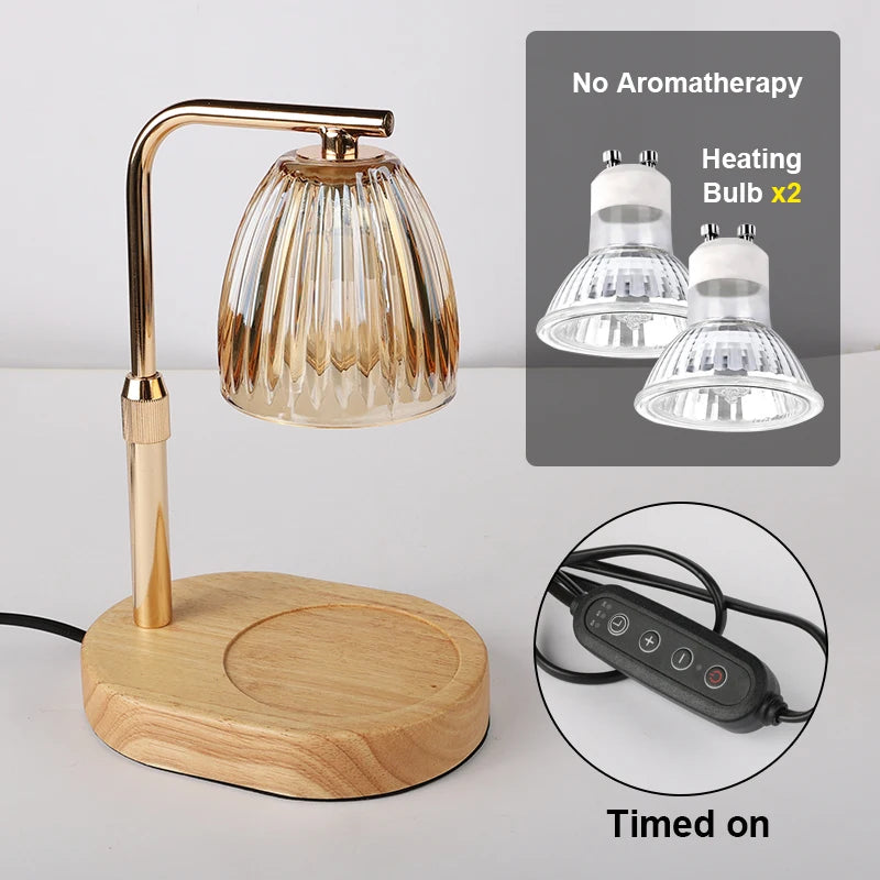 Transform Your Space with the 50W Dimmable Candle Warmer Lamp - Perfect for Cozy Bedrooms and Holiday Decor!