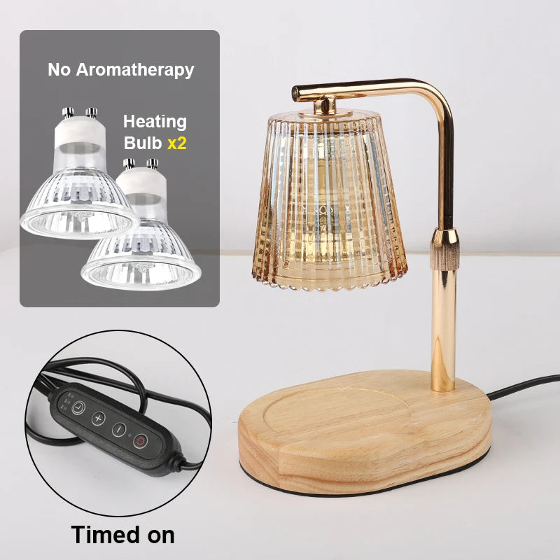 Transform Your Space with the 50W Dimmable Candle Warmer Lamp - Perfect for Cozy Bedrooms and Holiday Decor!