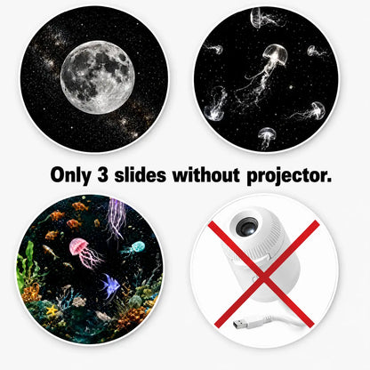 Starry Sky Projector Lamp – USB Rechargeable Night Light, Dual-Mode, 360° Adjustable Projection, Soft Eye Protection, Ambient Sleep Light for Kids & Adults, Home Bedroom Decor