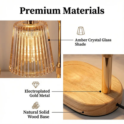 Transform Your Space with the 50W Dimmable Candle Warmer Lamp - Perfect for Cozy Bedrooms and Holiday Decor!
