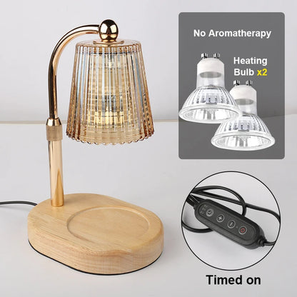 Transform Your Space with the 50W Dimmable Candle Warmer Lamp - Perfect for Cozy Bedrooms and Holiday Decor!