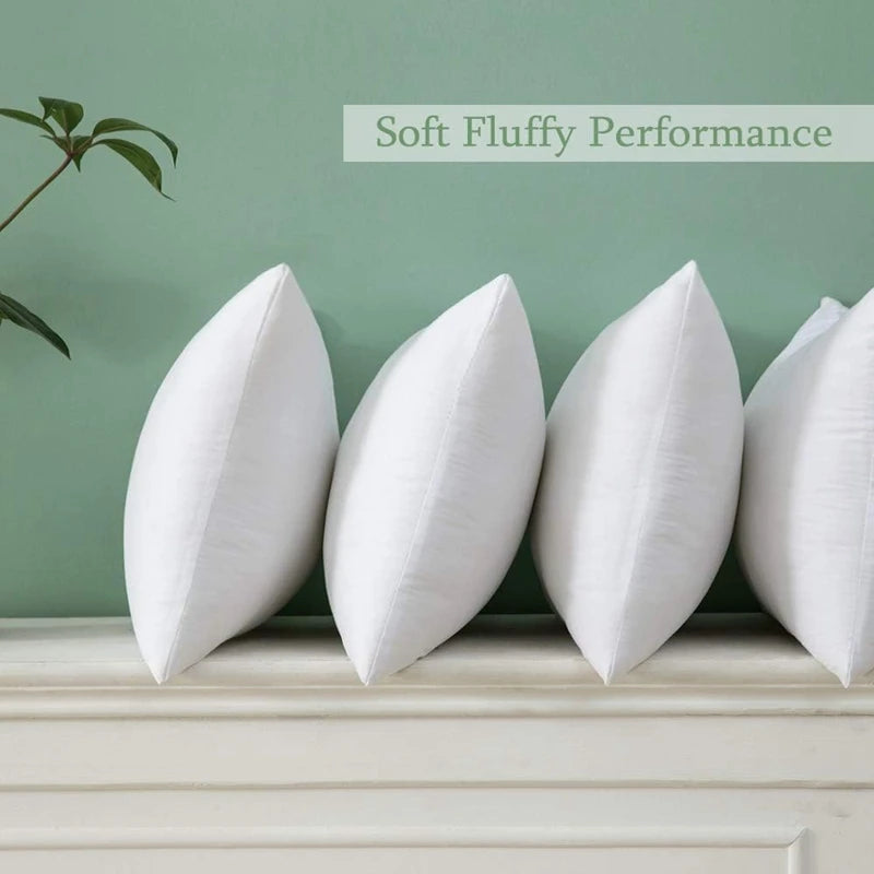 Throw Pillows Insert 30X50Cm 45X45Cm 50X50Cm Cushion Inner Soft Fluffy Plump Stuffer Cushion Pads White Decorative Pillow Insert