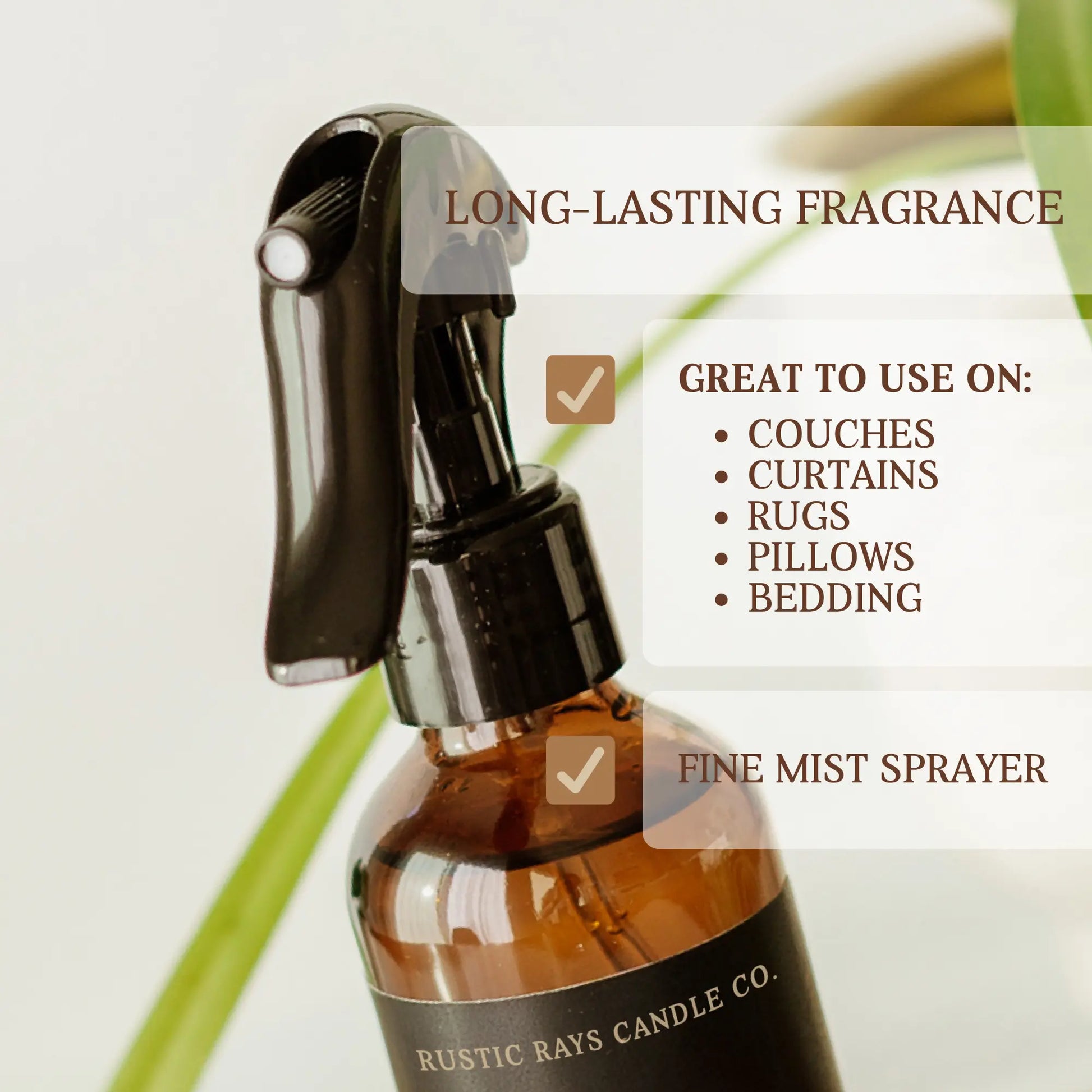 Malibu Room Spray - Coconut Mango Linen Spray - Tropical Beach Home Fragrance - Summer Air Freshener - 4 Oz Glass Bottle