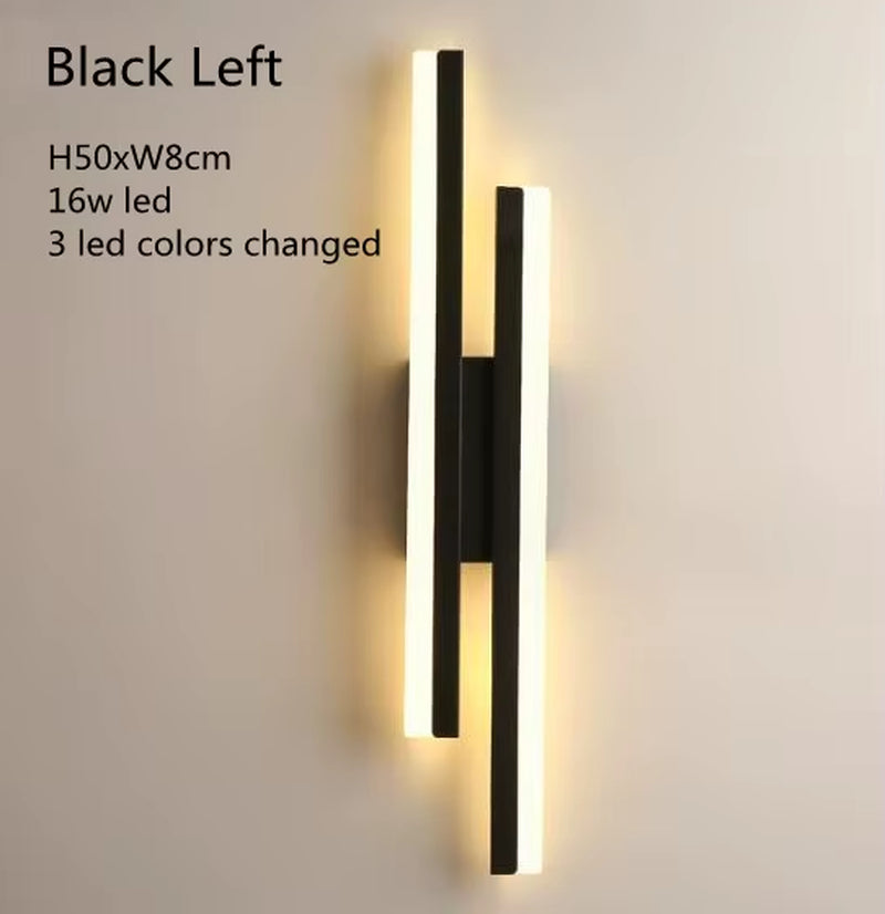 LED Bedroom Wall Lamp Wall Sconces Copper Line Pipe Acrylic Lampshade Indoor Lighting for Living Room Corridor Light Fixture