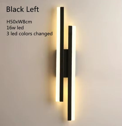 LED Bedroom Wall Lamp Wall Sconces Copper Line Pipe Acrylic Lampshade Indoor Lighting for Living Room Corridor Light Fixture