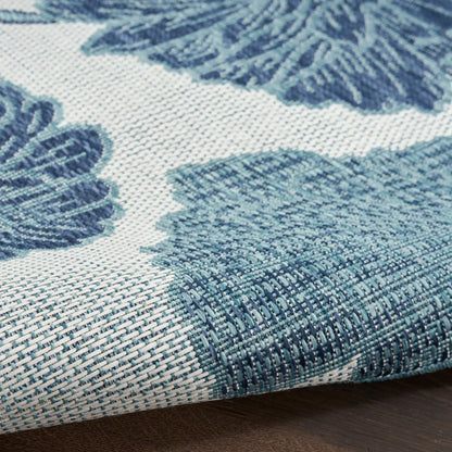 Nourison Garden Oasis Floral Flatweave Indoor Outdoor Rug