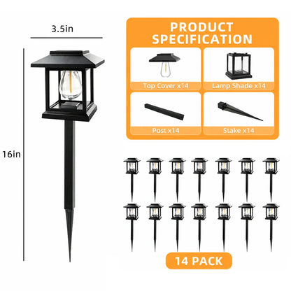 Elegant Solar Pathway Lights – Modern Luxury Design, Easy Installation, Auto On/Off, IP65 Waterproof, Perfect for Garden, Yard, Driveway & Backyard, Decorative Outdoor Solar Floor Lamps