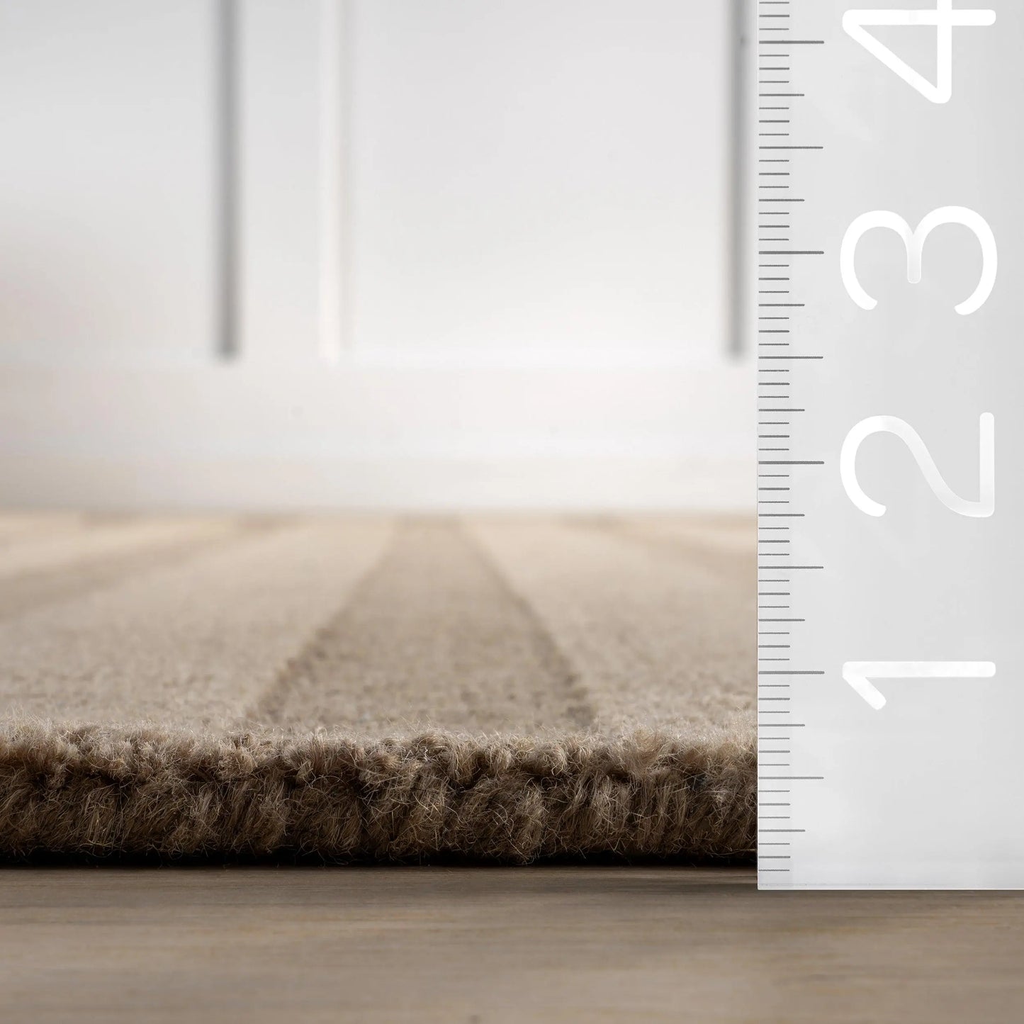 Vestry Striped Wool Area Rug