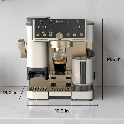 Ninja Luxe Café Pro Limited Edition Espresso Machine in Stone and Gold - Model ES701