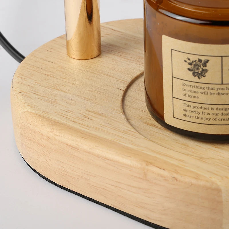 Transform Your Space with the 50W Dimmable Candle Warmer Lamp - Perfect for Cozy Bedrooms and Holiday Decor!