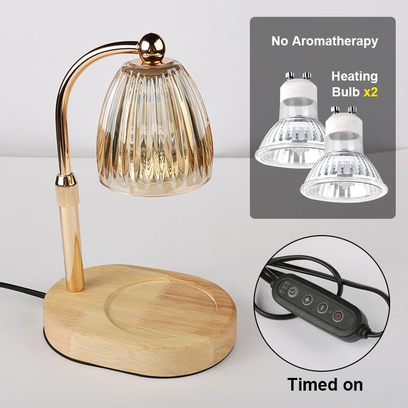 Transform Your Space with the 50W Dimmable Candle Warmer Lamp - Perfect for Cozy Bedrooms and Holiday Decor!