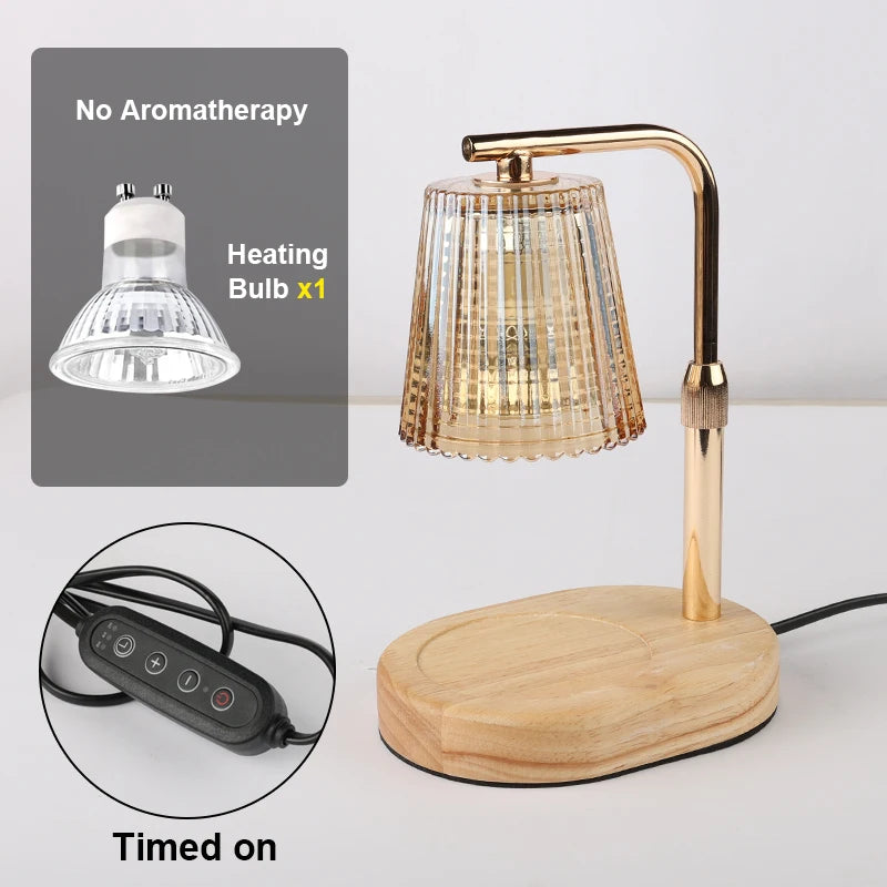 Transform Your Space with the 50W Dimmable Candle Warmer Lamp - Perfect for Cozy Bedrooms and Holiday Decor!