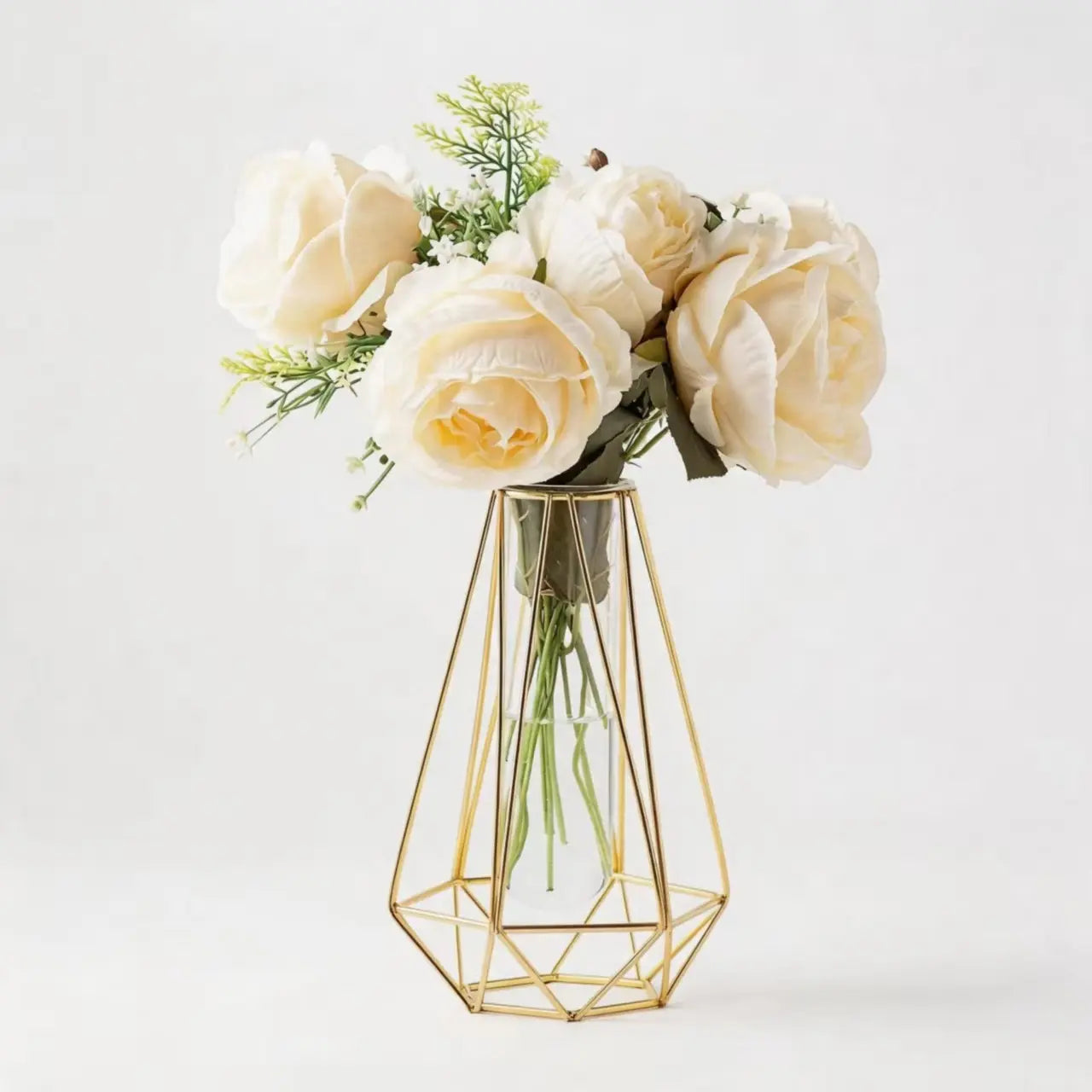 Elegant Creative Luxury Glossy Ceramic Vase, Ceramic Flower Vase, Decorative Bottle for Home Decoration, Desktop Arrangement, Floral Water Container