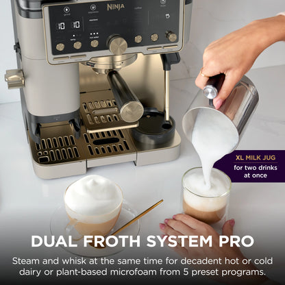Ninja Luxe Café Pro Limited Edition Espresso Machine in Stone and Gold - Model ES701