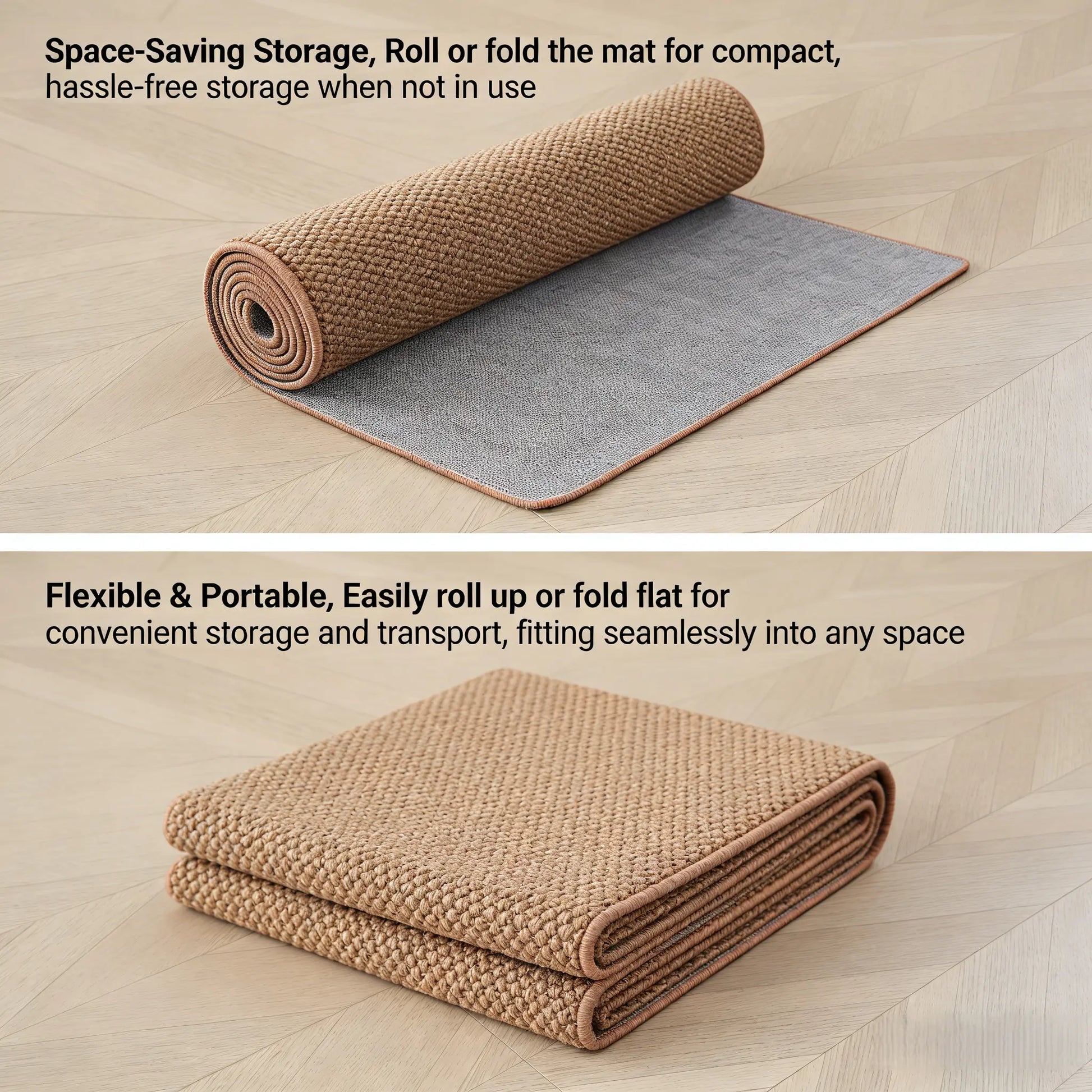3-Piece Set Kitchen Mat, Premium Woven Carpet, Thickened 0.23In, Anti-Slip TPR Bottom, Long Quick-Dry Absorbent Foot Mat, Minimalist Home Decor, Suitable For: Kitchen, Bedroom, Living Room, Bathroom Entrance, under Sink, Guesthouse, Hotel, Etc.