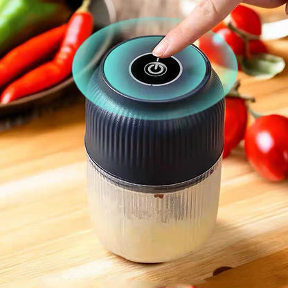 Electric Food Processor and Mini USB Rechargeable Vegetable Chopper for Onions, Ginger, Fruits, Nuts, and Herbs