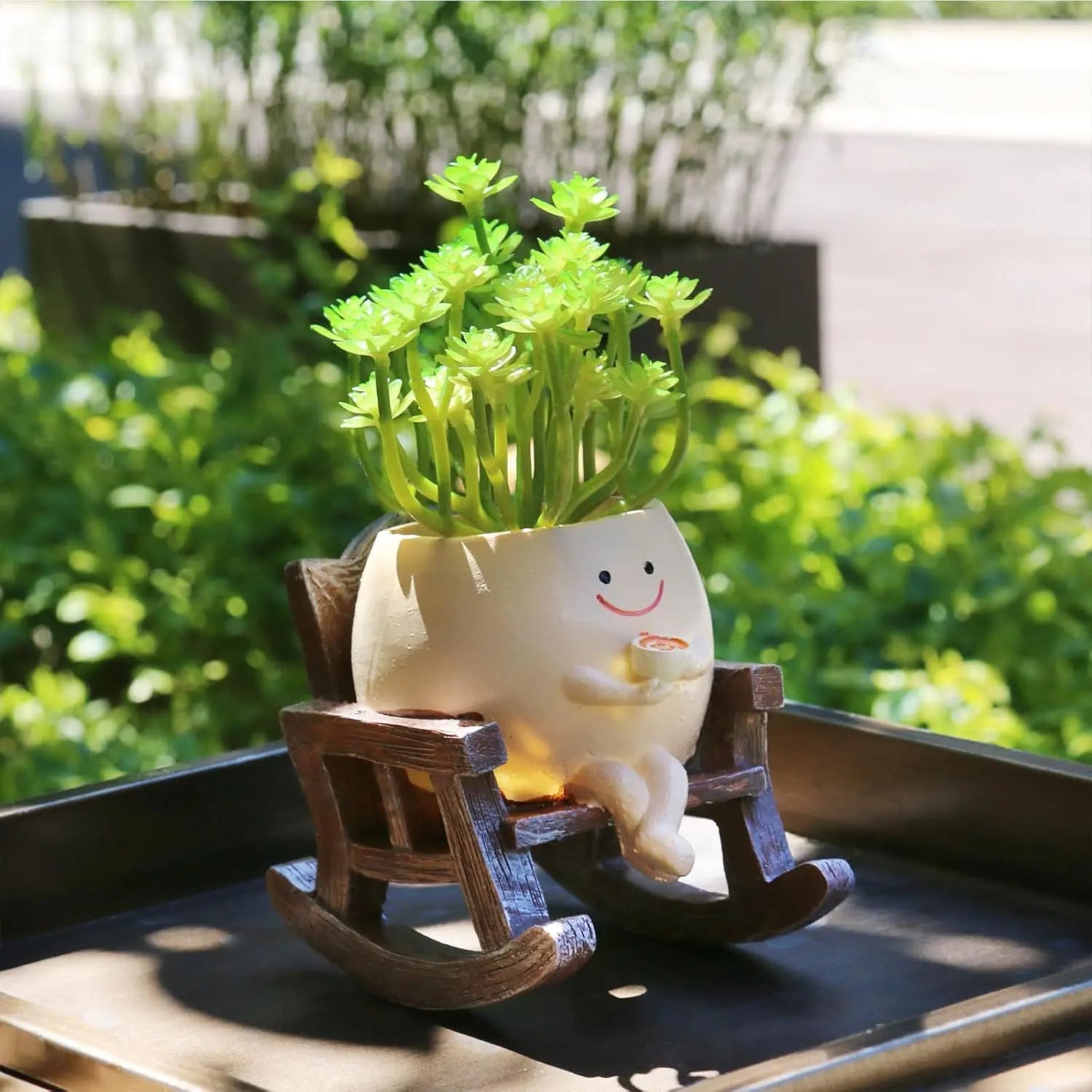 【Summer Wins】Cartoon Chair Design Resin Vases (1Pc/2Pcs/3Pcs) with Drain Hole, Whimsical Gifts, Funky Home Decor, Room Decor, Home Accessory, Desk Accessory for Office Desk #Summervibes