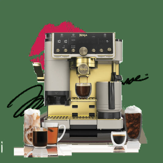 Ninja Luxe Café Pro Limited Edition Espresso Machine in Stone and Gold - Model ES701
