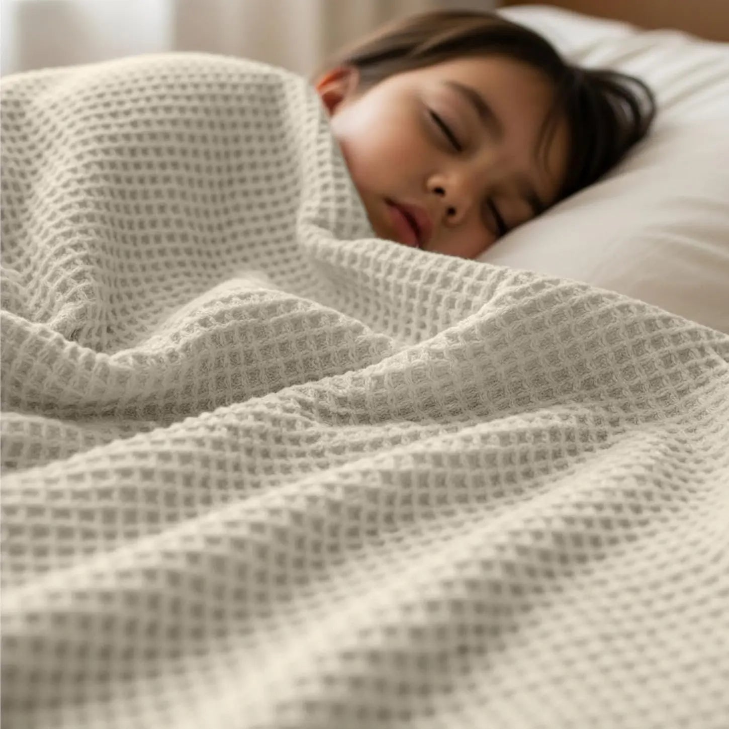 Utopia Bedding Lightweight Cotton Blend Waffle Blanket for Bed and Couch