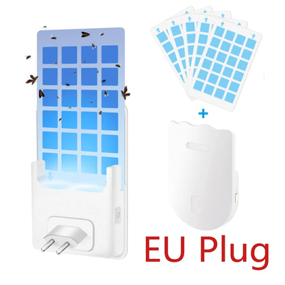 Adhesive Board Mosquito Killer Lamp, Indoor Non-Toxic Adhesive Trap, Multifunctional Flying Insect Trap with Small Night Light