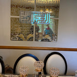 4 Quls Kufic Islamic Wall Art - Perfect Islamic Gift for Ramadan & Eid